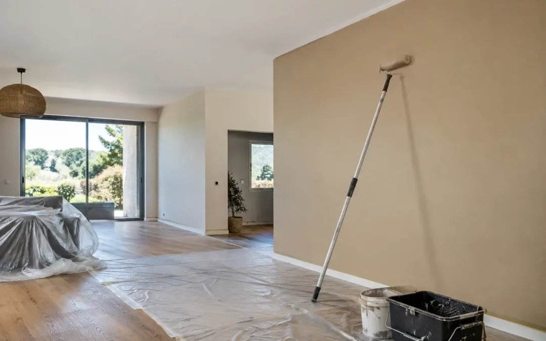 Peindre un plafond à Angoulême : préparation et finition